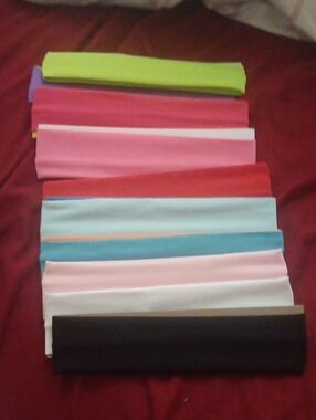 NWOT Assorted Color Fabric or Headband Set - Multicolor